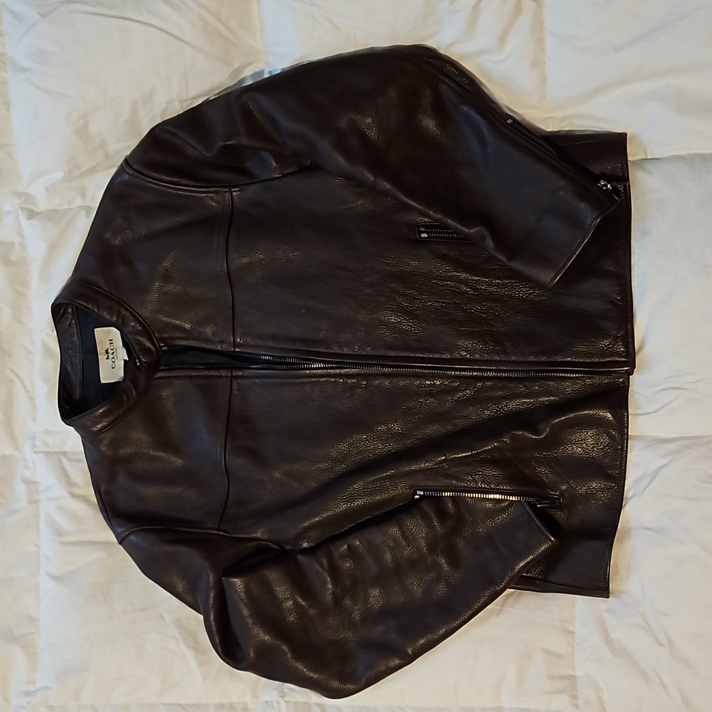 Vintage Leather Coach jacket sz Large